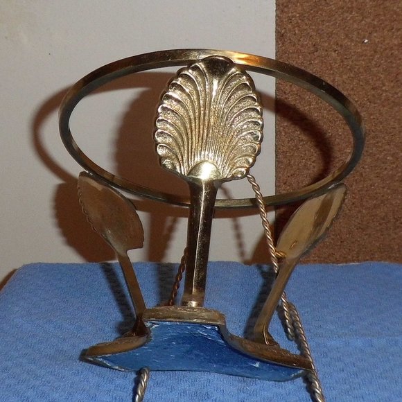 Gold leaf stands with Crackle Glass - Picture 4 of 16